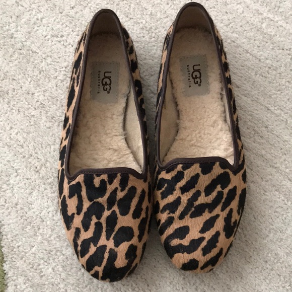 Ugg leopard slip ons Clearance
